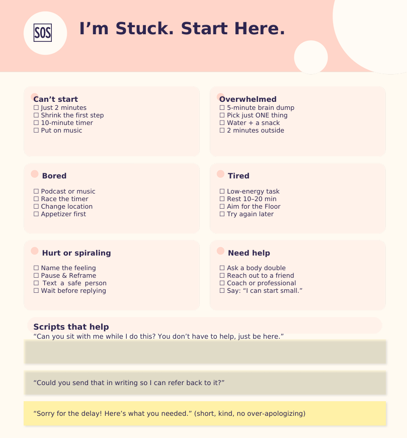 ADHD-Friendly Productivity System