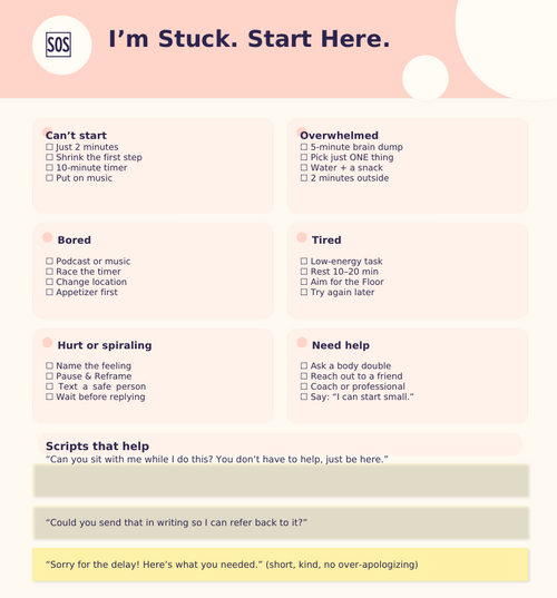 ADHD-Friendly Productivity System