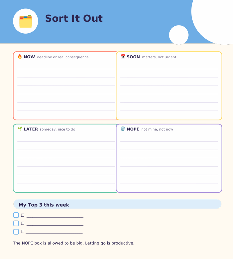 ADHD-Friendly Productivity System